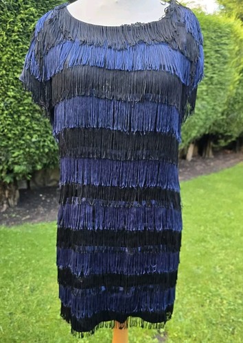 French connection black blue - french,