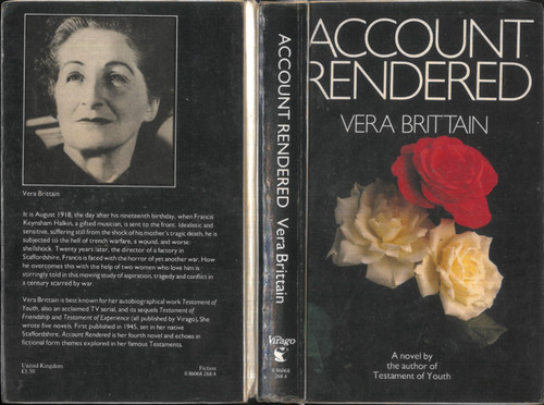 Account rendered vera - vera, brittain