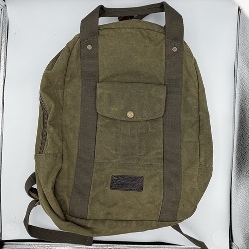 Barbour waxed cotton backpack - waxed,