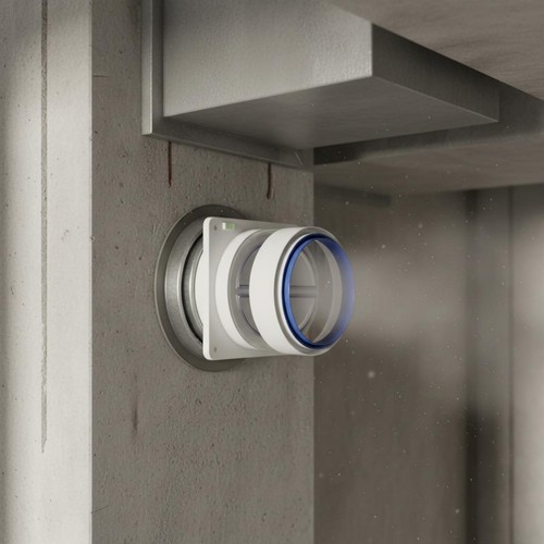 Range hood flue damper proof - range,