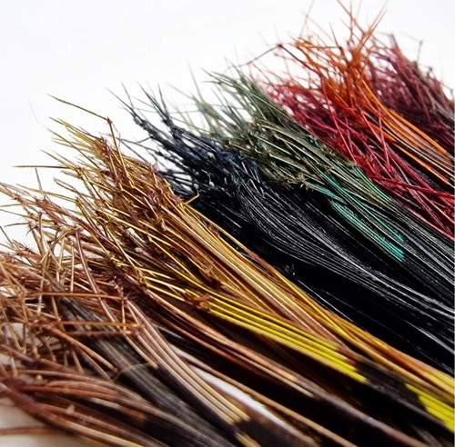 Knotted pheasant tail legs - knotted,