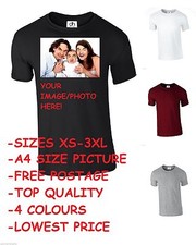 Your Image Photo Here Customised Personalised Stag Hen Print Tour Gift (T-Shirt)