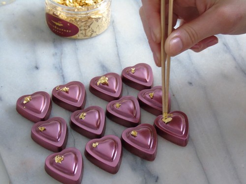 Love heart valentines praline - love,