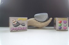 1 Grey glitter sparkle Pringle Pop Box Lunch box Crisp holder New original Box