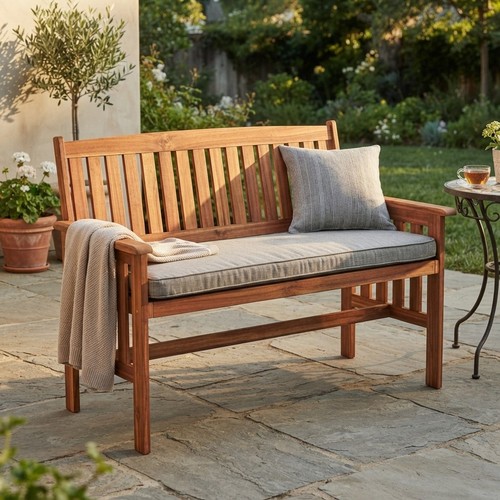 Stylish wooden seater - stylish, 2-seater