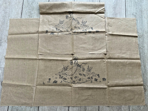 Vintage crinoline lady - vintage,