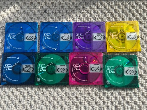 Maxell mini discs colours - maxell, 74
