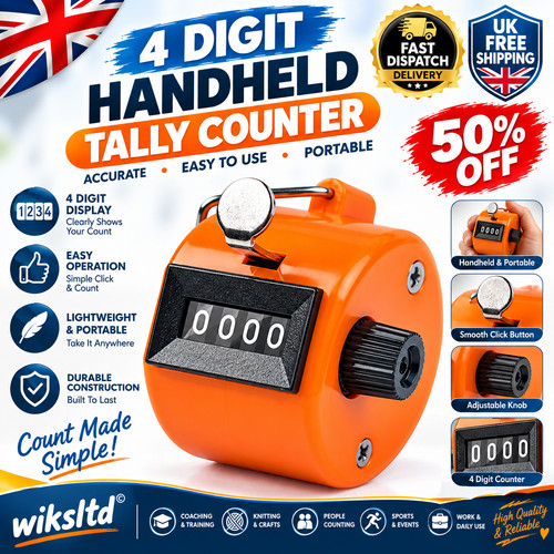 Mechanical hand tally counter - tally,