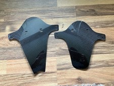 Mountain Bike Mudguards Carbon Fibre Pair Front and Rear New Easy Fit