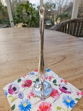 Vintage Silver plated Rose Bud Vase 20.5cm tall, 5.5cm base, in good condition