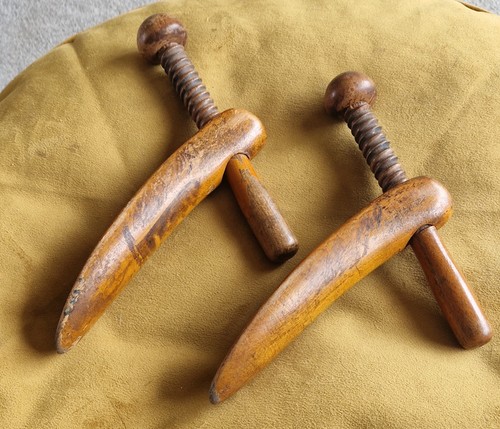 Antique wooden screw - antique, shoe
