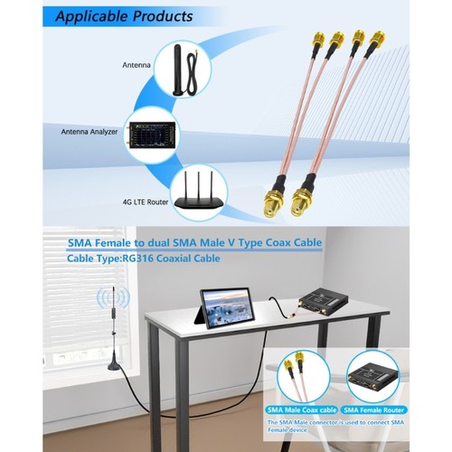 Sma splitters cable female - cable,