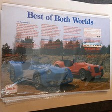 DUTTON KIT CARS 1980s - approx A4 size magazine article advert escort Phaeton