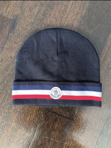 Moncler tricolour wool beanie - moncler,