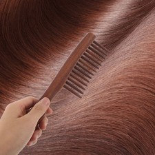  Wood Scalp Massager Wooden Wide Tooth Comb Multifunctional Hair Gua Sha
