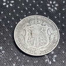 1902 Half Crown Sterling