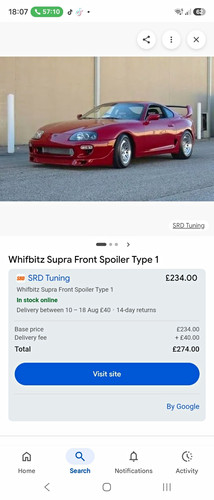 Toyota supra mk4 type front - 1,