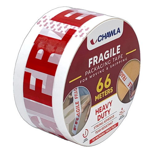 Fragile packing tape - tape, rolls