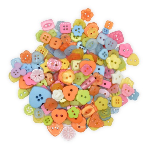 Tiny craft buttons mixed - tiny,
