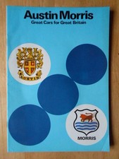 AUSTIN MORRIS MINI MG PRINCESS VANDEN PLAS orig 1978 UK Mkt Sales Brochure