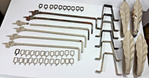Vintage swing arm curtain rods - swing,