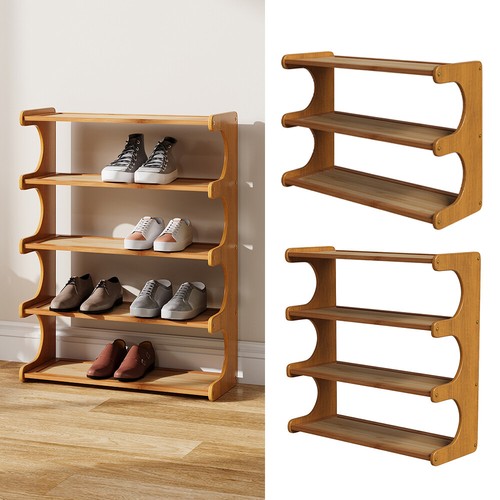 Wooden shoe rack - storage, shelf