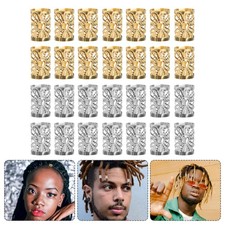 100 Pcs Hair Extension Braid Rings Decoration for Dreads