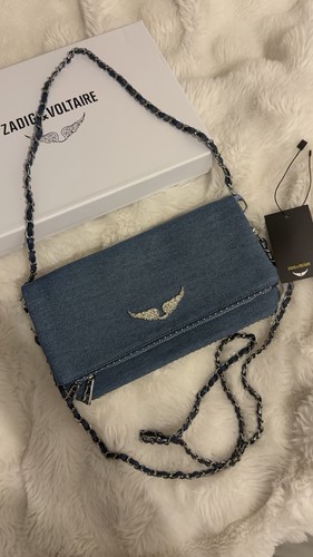 Zadig voltaire denim clutch - zadig,