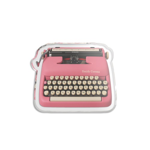 Pink vintage typewriter - vintage,