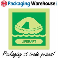 MR050 LIFERAFT SIGN INFLATABLE