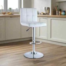 White Bar Stools Gas Lift