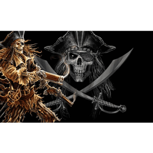5ft 3ft 150 90cm - x, pirate