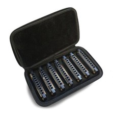 Stagg Howlin Harp Blues Harmonica Set Inc Case BJH-B20 SET1