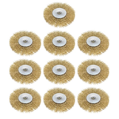 Inch wire wheel brush - 2-1/2-inch,
