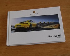 Porsche 911 991 Gen 2 Hardback Brochure 2015-2016 - Carrera 4 S Coupe Cabriolet