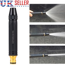 Metal High Pressure Water Spray Gun Nozzle Garden Hose Pipe Lawn Car Wash Tool.