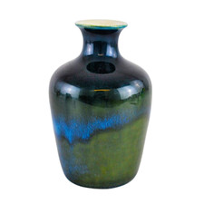 Lladro Vase Oriental Blue No. 13 Julio Ruiz 1980s 5" Tall