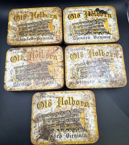 Vintage empty tins lloyds - 5,