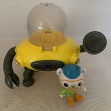 Octonauts GUP Vehicle D Claw & Drill Octopod Crab Toy Captain Barnacles Figure 