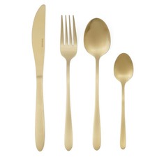 Salter 32-Piece Gold Cutlery Flatware Set for 8 People – Chiltern Edition