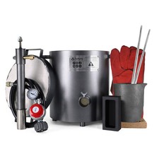 TOAUTO 6KG Gas Melting Furnace Kit Propane Forge Copper Gold Silver Metal Kiln