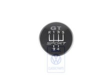 VW Golf MK6 GT Sport 5 Speed Gear Knob Face Badge Cap Genuine New OEM VW Part