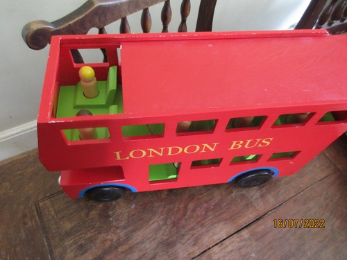 Toys wooden pushalong red - r,