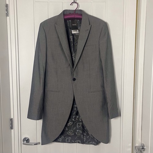 Next grey tail coat - coat, 40