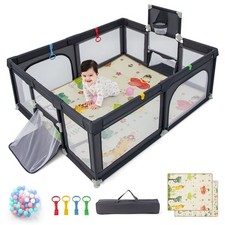COSTWAY Large Baby Playpen