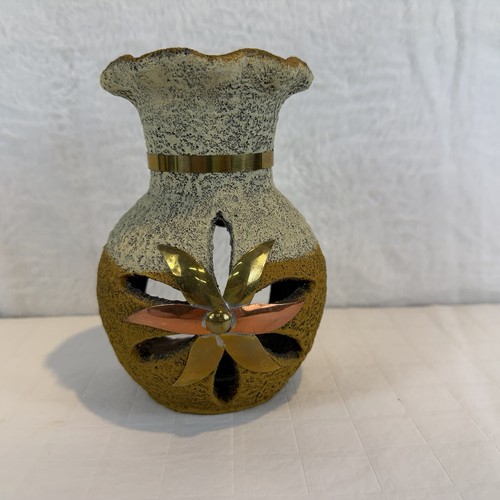 Mini clay chiminea candle - chiminea,
