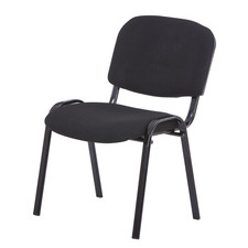 Conference Stacking Chair Black