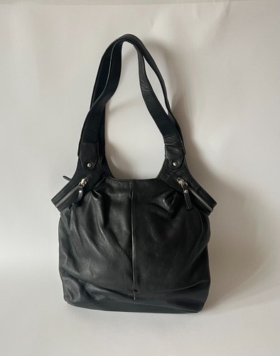 Marc picard black - real, leather
