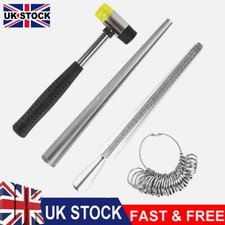 Ring Sizer Standard Finger Gauge Mandrel Jewelry Ring Measuring Sizes Tool 4sets