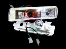MITSUBISHI L200 FRONT INDICATORS CRYSTAL CLEAR 1 PAIR BUMPER LIGHTS LAMPS 96-05